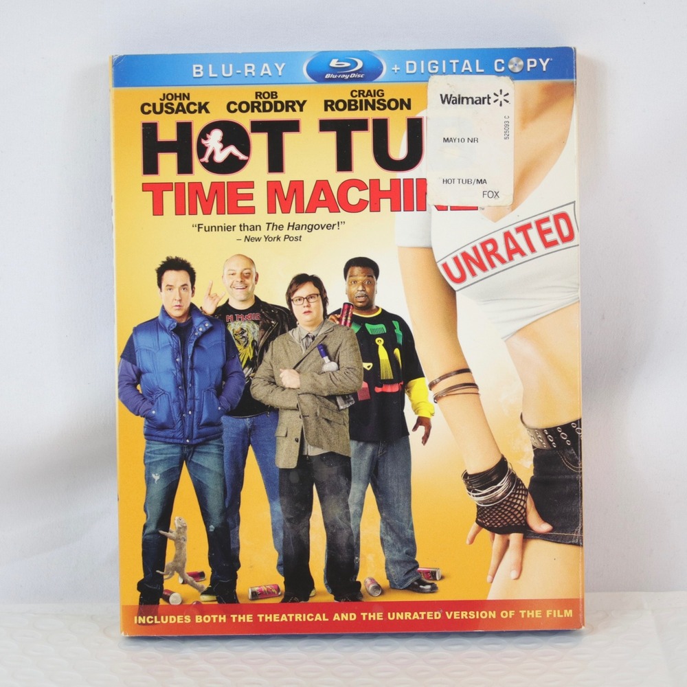 Hot Tub Time Machine Unrated Blu-Ray DVD Movie